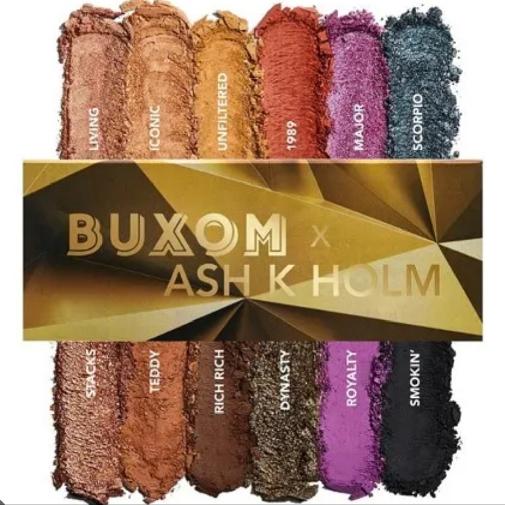 NIB BUXOM x Ash K Holm Eyeshadow Palette